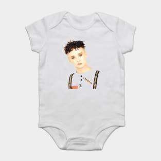 Vintage Style 80s Boy George Fan Art Design Baby Bodysuit